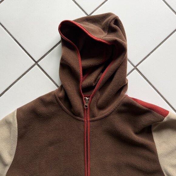 Mudo colour-blocked, zip-up fleece sweatshirt (M) - Picture 4 of 12